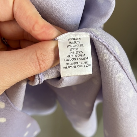 Revolve Ronny Kobo Purple Polka Dot Shila Dress Size XS - Picture 10 of 13